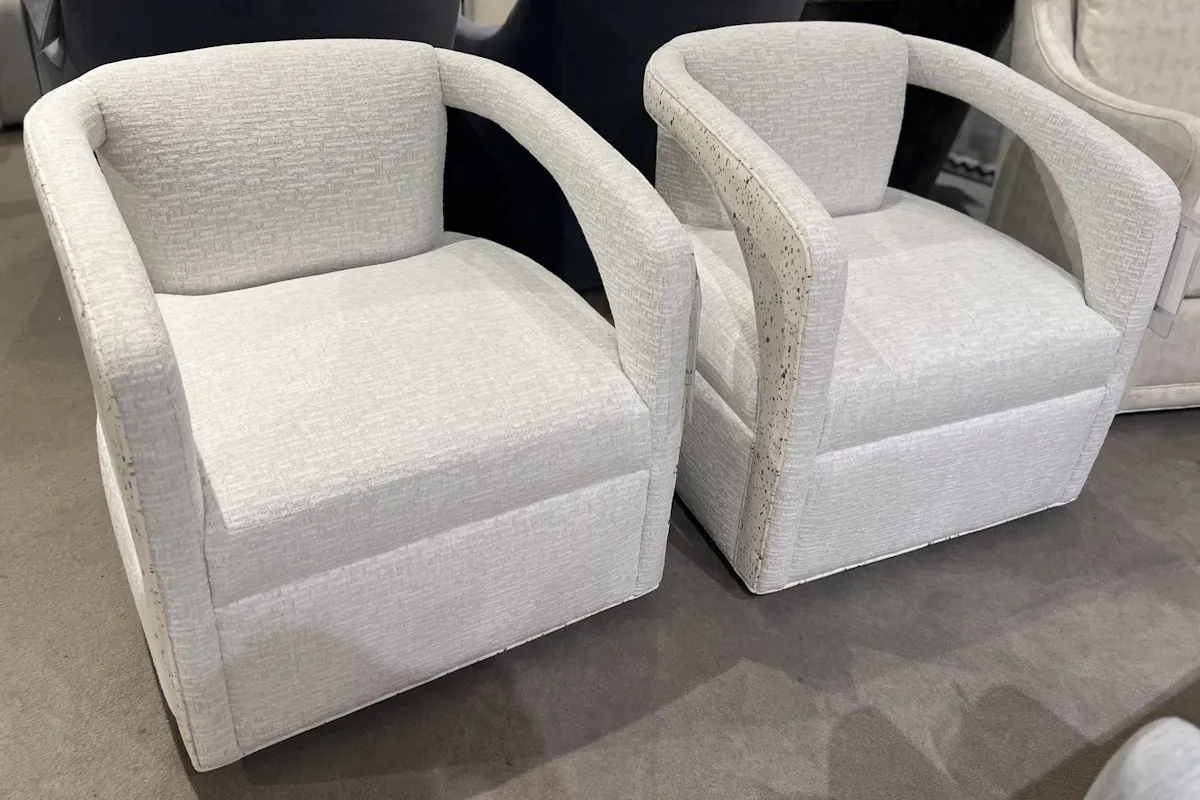 Jessica Charles 5233-S/10852,10853 Carmela Swivel Chair Jessica Charles 5233-S/10852,10853 Carmela Swivel Chair