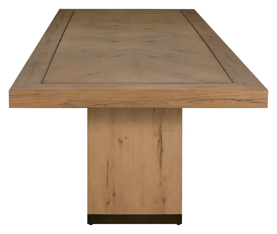 Gabby Home SCH-175974 Highland Oak Rectangle Legged Extension Dining Table - Dawn Gabby Home SCH-175974 Highland Oak Rectangle Legged Extension Dining Table - Dawn