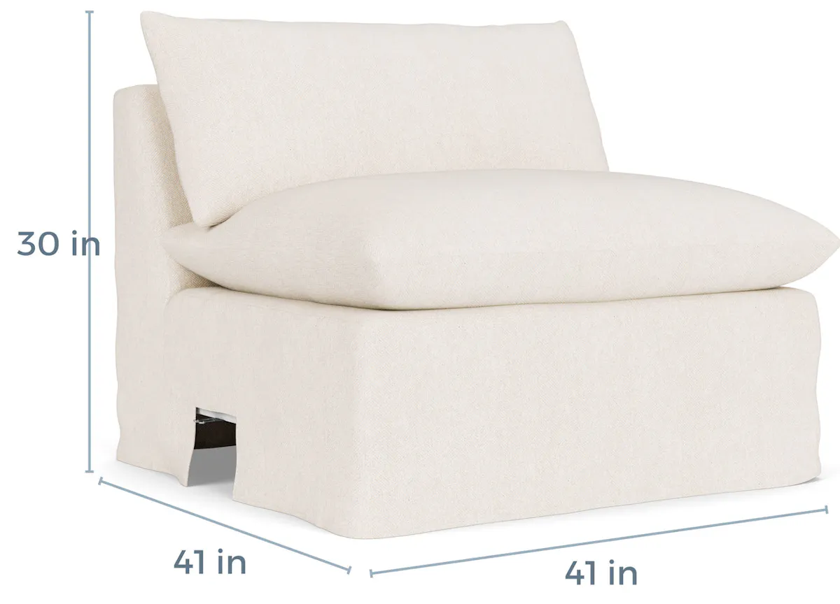 Gabby Home SCH-963 Carrera Upholstered Sectional Chair - Armless Gabby Home SCH-963 Carrera Upholstered Sectional Chair - Armless