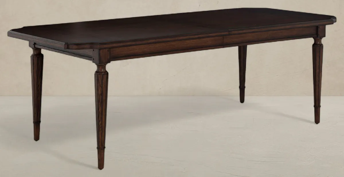 Gabby Home SCH-175977 Mathis Oak Rectangle Legged Extension Dining Table - Rustic Antique Oak Gabby Home SCH-175977 Mathis Oak Rectangle Legged Extension Dining Table - Rustic Antique Oak