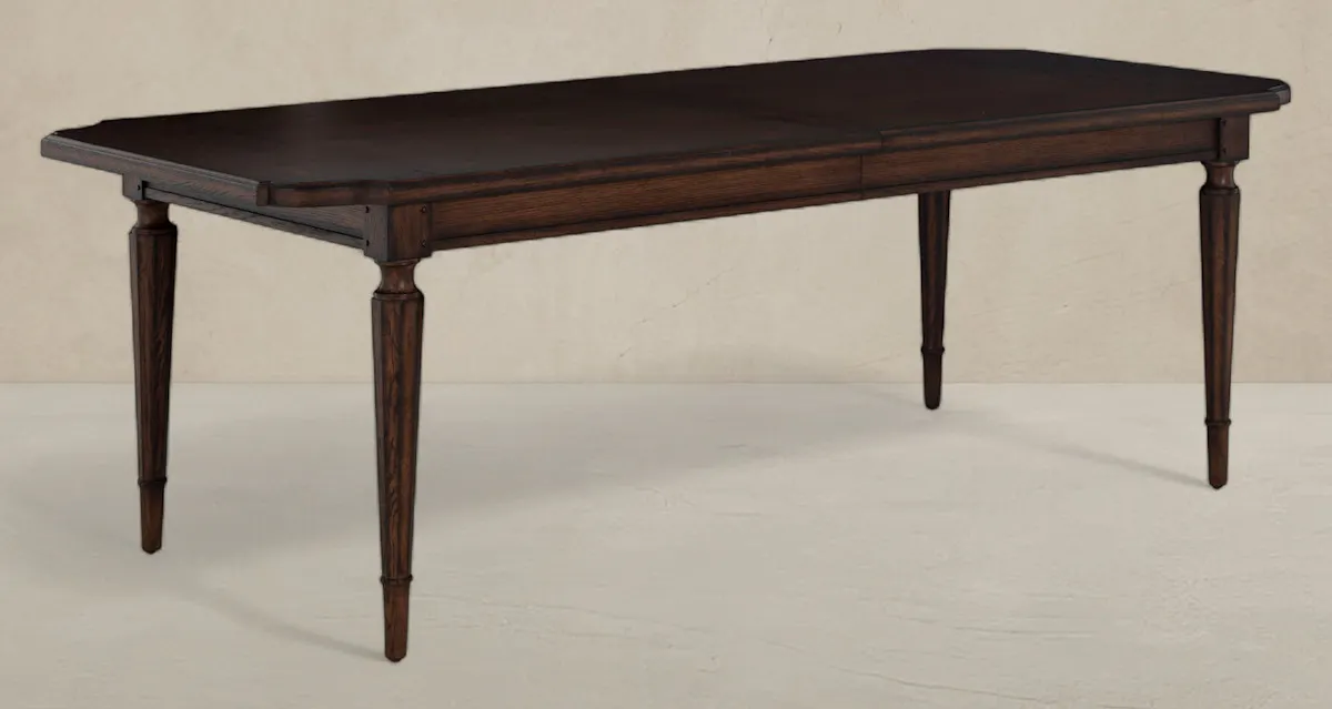 Gabby Home SCH-175977 Mathis Oak Rectangle Legged Extension Dining Table - Rustic Antique Oak Gabby Home SCH-175977 Mathis Oak Rectangle Legged Extension Dining Table - Rustic Antique Oak