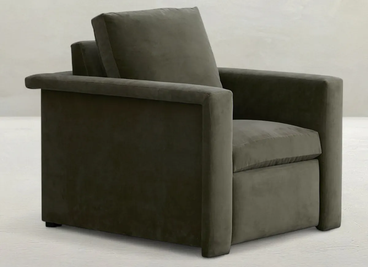 Gabby Home SCH-R3080 Ledge Upholstered Incliner - Tuxedo Arms Gabby Home SCH-R3080 Ledge Upholstered Incliner - Tuxedo Arms