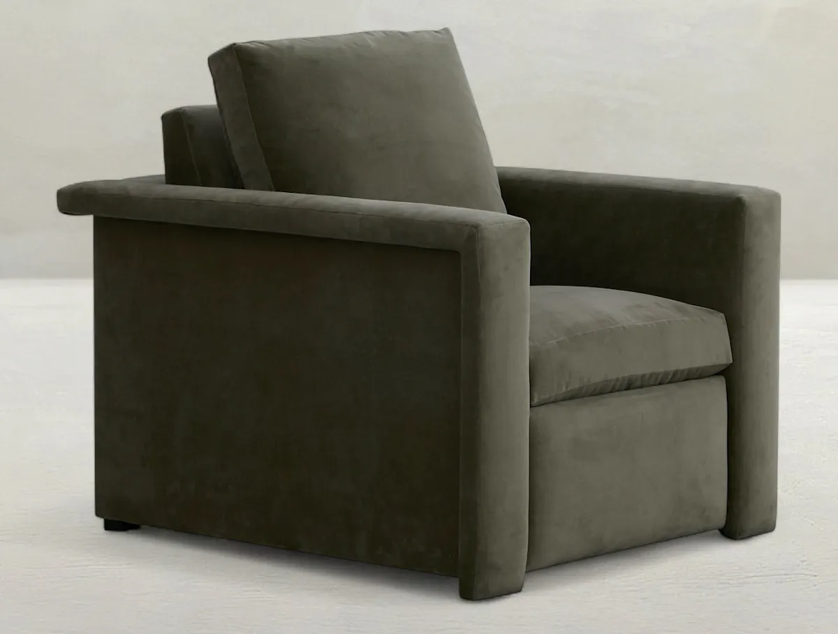Gabby Home SCH-R3080 Ledge Upholstered Incliner - Tuxedo Arms Gabby Home SCH-R3080 Ledge Upholstered Incliner - Tuxedo Arms