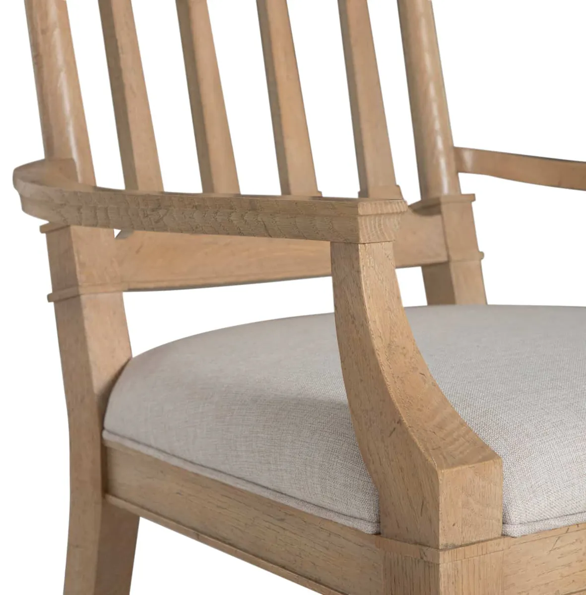 Gabby Home SCH-175993 Mathis Wood Sculpted Back Dining Arm Chair - Rustic French Oak Gabby Home SCH-175993 Mathis Wood Sculpted Back Dining Arm Chair - Rustic French Oak