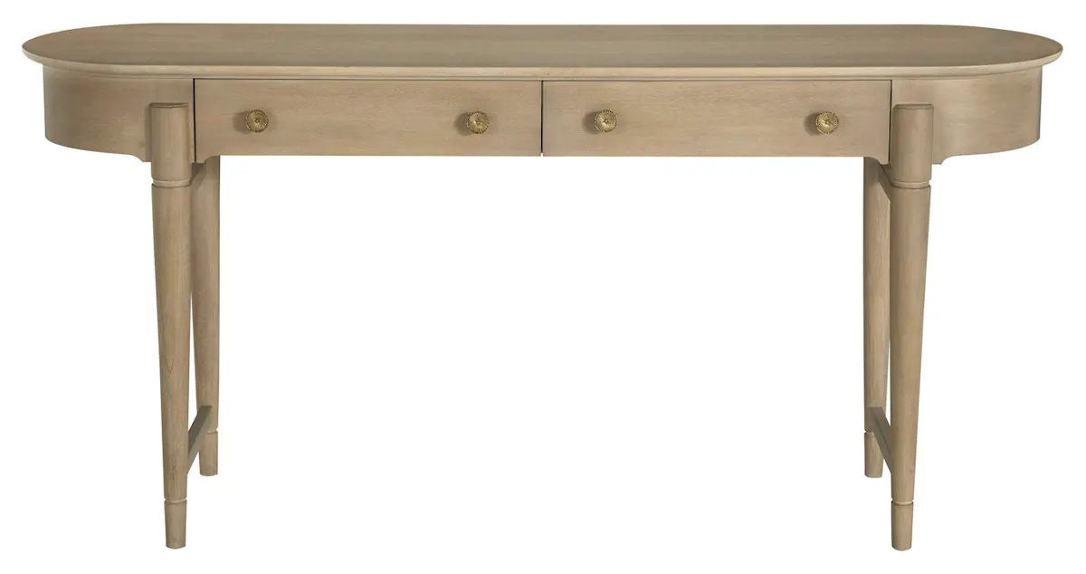 Gabby Home SCH-175959 Rosebank Mahogany Wood Oval Trestle Console Table Gabby Home SCH-175959 Rosebank Mahogany Wood Oval Trestle Console Table