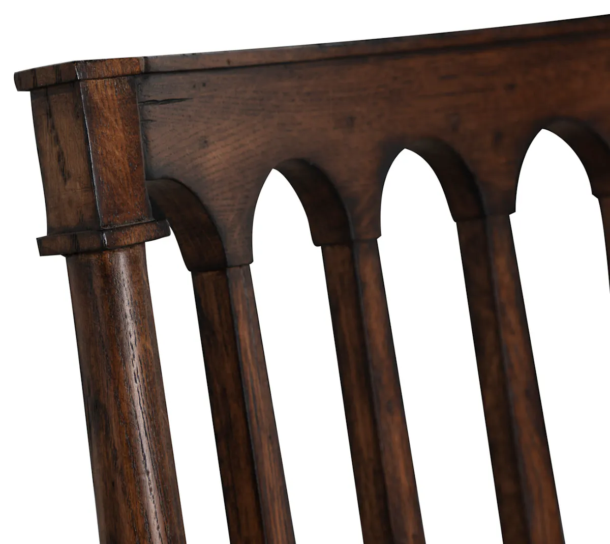 Gabby Home SCH-175992 Mathis Wood Sculpted Back Dining Side Chair - Rustic Antique Oak Gabby Home SCH-175992 Mathis Wood Sculpted Back Dining Side Chair - Rustic Antique Oak