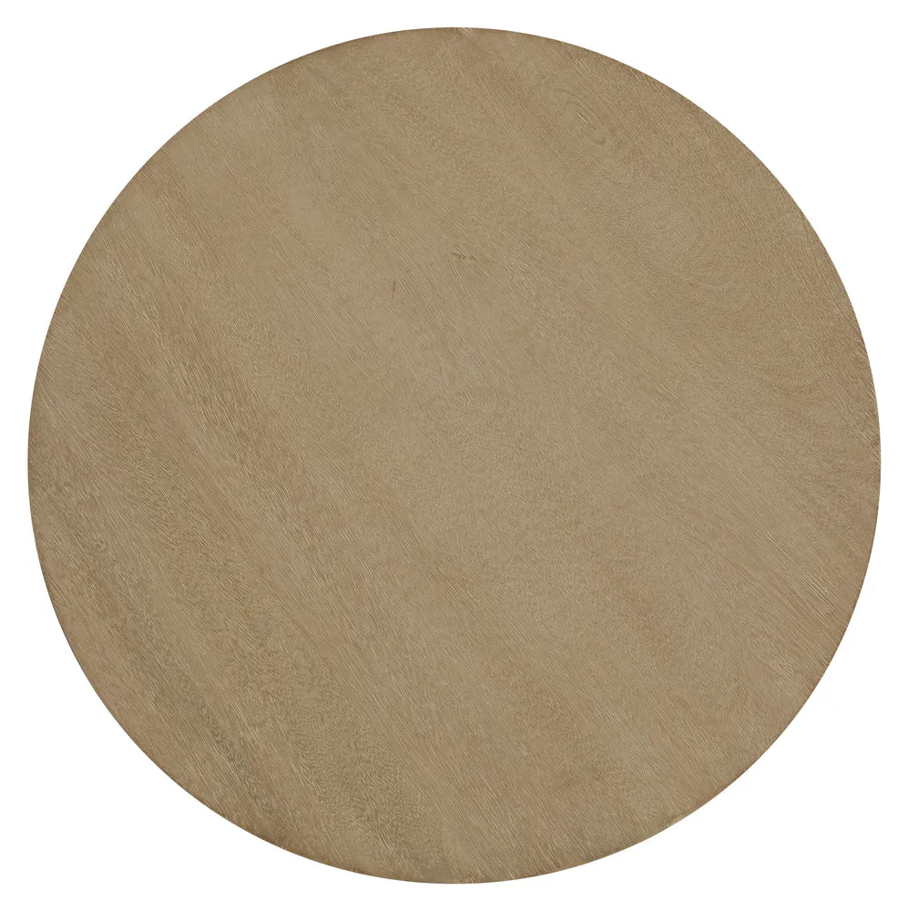 Gabby Home SCH-175951 Somara Mango Wood Circle Pedestal End Table Gabby Home SCH-175951 Somara Mango Wood Circle Pedestal End Table