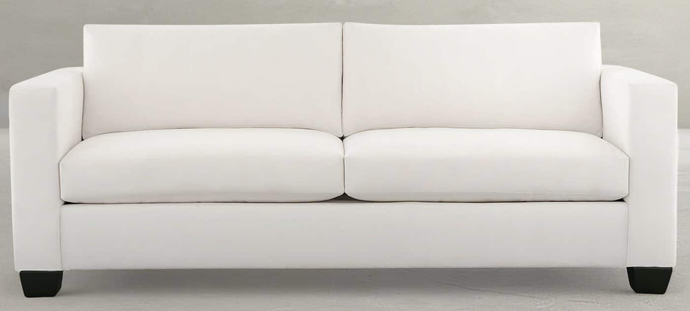 Gabby Home SCH-1500290 Tedesco Upholstered Tuxedo Arm 3-Seat Sofa