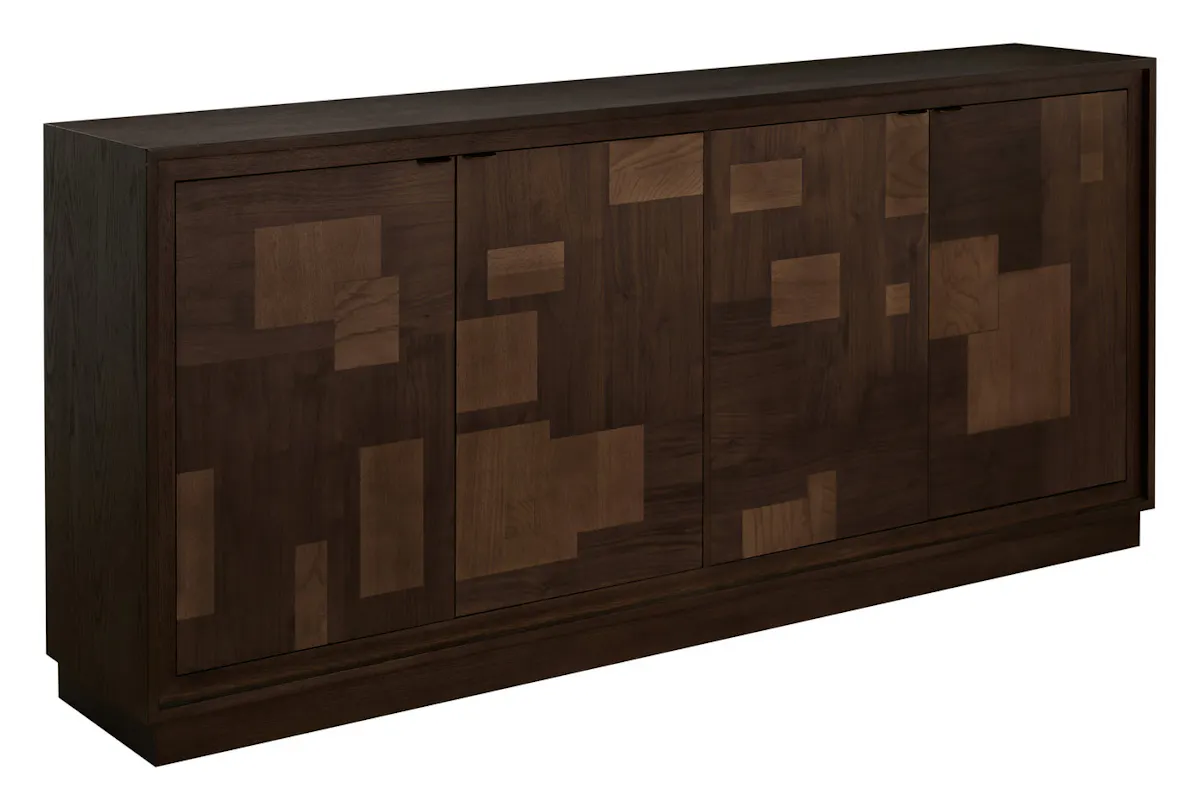Gabby Home SCH-176049 Elwood Assorted Wood Sideboard - 4 Shelves, Dusk Gabby Home SCH-176049 Elwood Assorted Wood Sideboard - 4 Shelves, Dusk