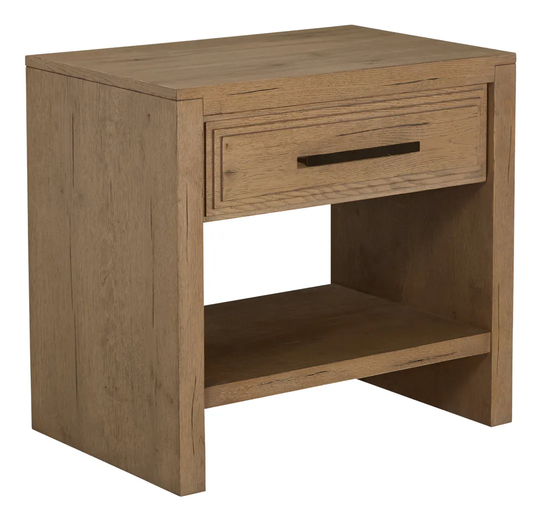 Gabby Home SCH-176034 Wren Oak Wood Nightstand - 1 Drawer, Dawn Gabby Home SCH-176034 Wren Oak Wood Nightstand - 1 Drawer, Dawn