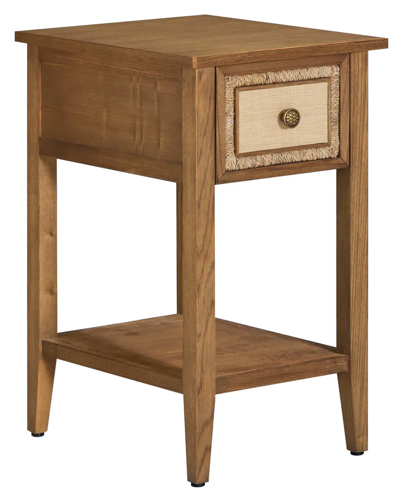 Gabby Home SCH-176030 Grand Bermuda Sungkai Wood Nightstand - 1 Drawer, Sandbar Gabby Home SCH-176030 Grand Bermuda Sungkai Wood Nightstand - 1 Drawer, Sandbar