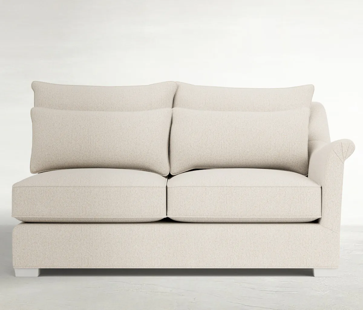 Gabby Home SCH-775 Westley Upholstered Sectional Loveseat, Shallow Seat - Right Facing Gabby Home SCH-775 Westley Upholstered Sectional Loveseat, Shallow Seat - Right Facing