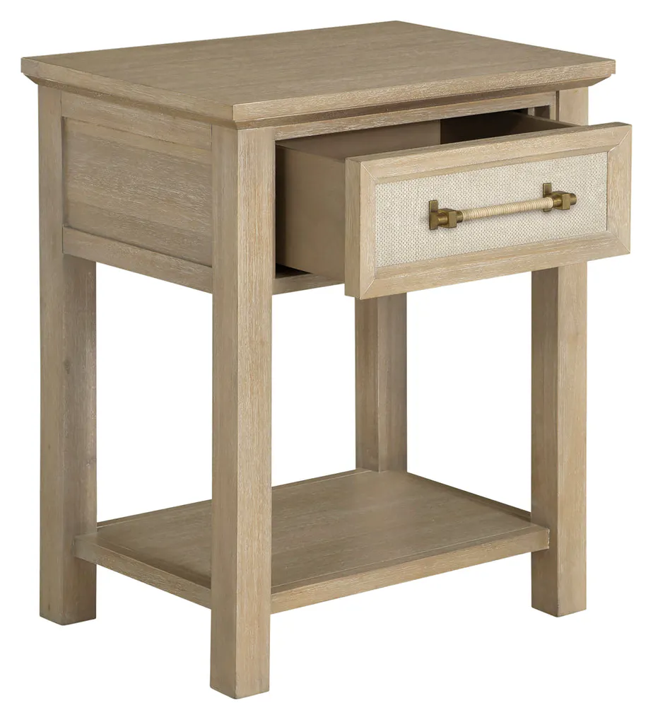 Gabby Home SCH-176016 Astwood Mahogany Wood Nightstand - 1 Drawer, Drift Gabby Home SCH-176016 Astwood Mahogany Wood Nightstand - 1 Drawer, Drift