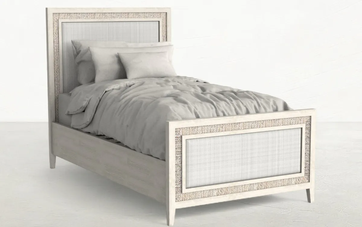 Gabby Home SCH-176090 Grand Bermuda Twin Bed - Whitewash Gabby Home SCH-176090 Grand Bermuda Twin Bed - Whitewash