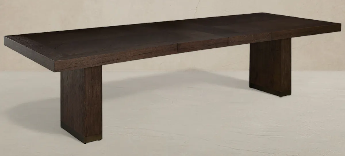Gabby Home SCH-175975 Highland Oak Rectangle Legged Extension Dining Table - Dusk Gabby Home SCH-175975 Highland Oak Rectangle Legged Extension Dining Table - Dusk