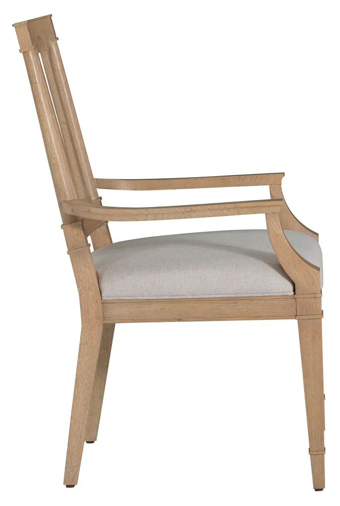 Gabby Home SCH-175993 Mathis Wood Sculpted Back Dining Arm Chair - Rustic French Oak Gabby Home SCH-175993 Mathis Wood Sculpted Back Dining Arm Chair - Rustic French Oak