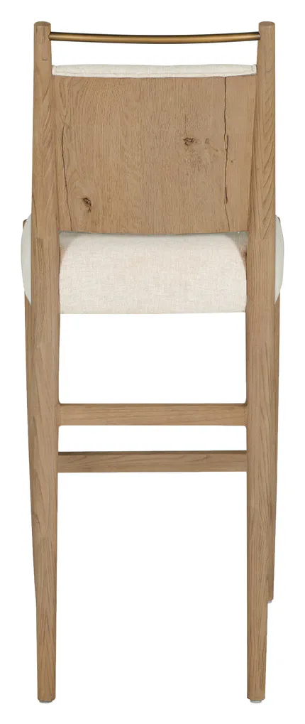 Gabby Home SCH-176006 Highland Oak Reclined Back Bar Stool - Dawn Gabby Home SCH-176006 Highland Oak Reclined Back Bar Stool - Dawn