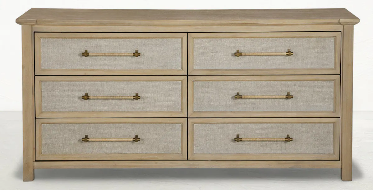 Gabby Home SCH-176038 Astwood Mahogany Wood Dresser - 6 Drawers, Drift Gabby Home SCH-176038 Astwood Mahogany Wood Dresser - 6 Drawers, Drift