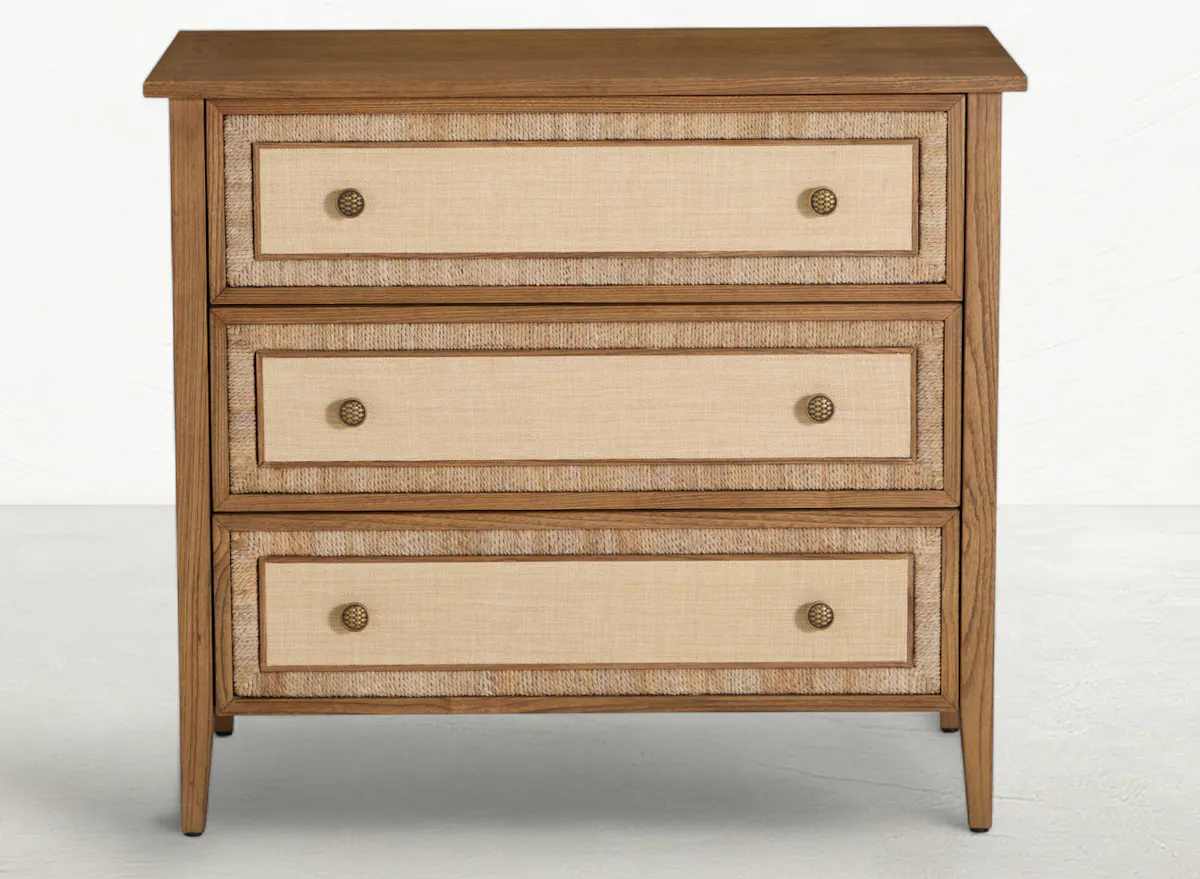 Gabby Home SCH-176028 Grand Bermuda Sungkai Wood Chest - 3 Drawers, Sandbar Gabby Home SCH-176028 Grand Bermuda Sungkai Wood Chest - 3 Drawers, Sandbar