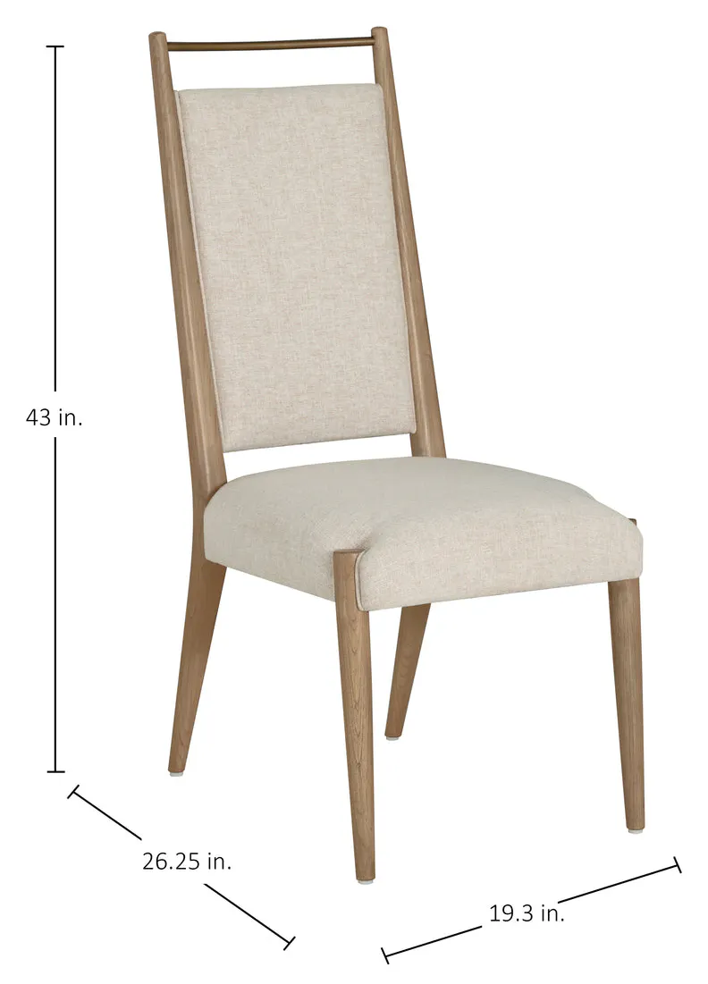 Gabby Home SCH-175988 Highland Oak High Back Dining Side Chair - Dawn Gabby Home SCH-175988 Highland Oak High Back Dining Side Chair - Dawn
