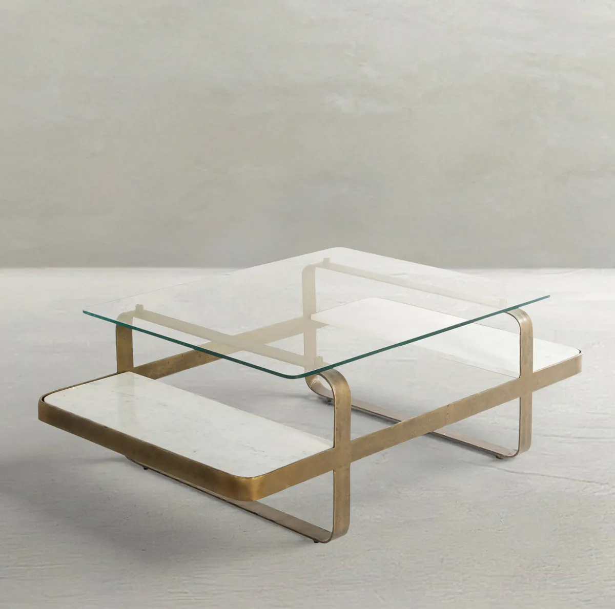 Gabby Home SCH-170365 Winnipeg Iron Rectangle Frame Coffee Table Gabby Home SCH-170365 Winnipeg Iron Rectangle Frame Coffee Table