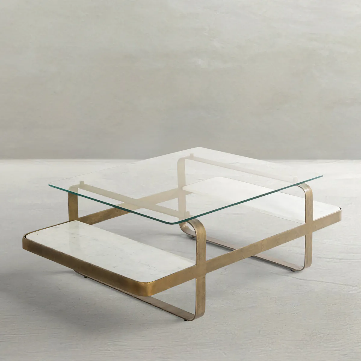 Gabby Home SCH-170365 Winnipeg Iron Rectangle Frame Coffee Table Gabby Home SCH-170365 Winnipeg Iron Rectangle Frame Coffee Table