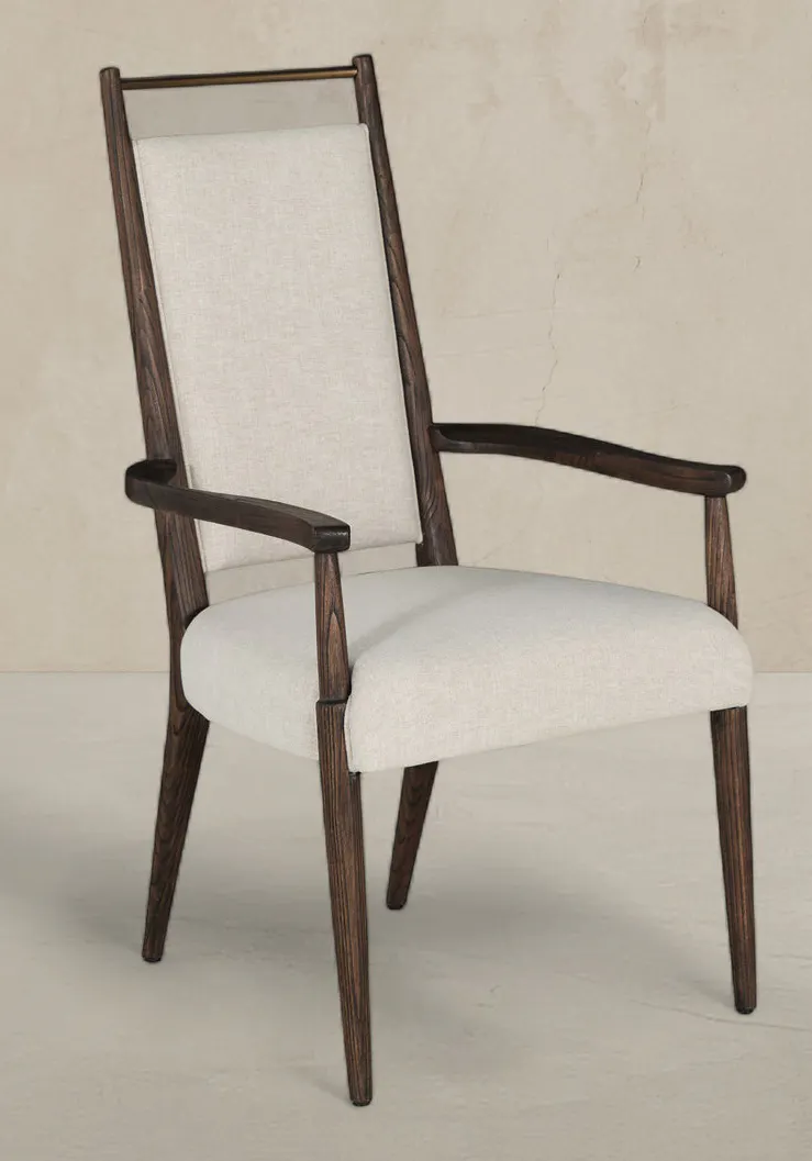 Gabby Home SCH-175987 Highland Oak High Back Dining Arm Chair - Dusk Gabby Home SCH-175987 Highland Oak High Back Dining Arm Chair - Dusk