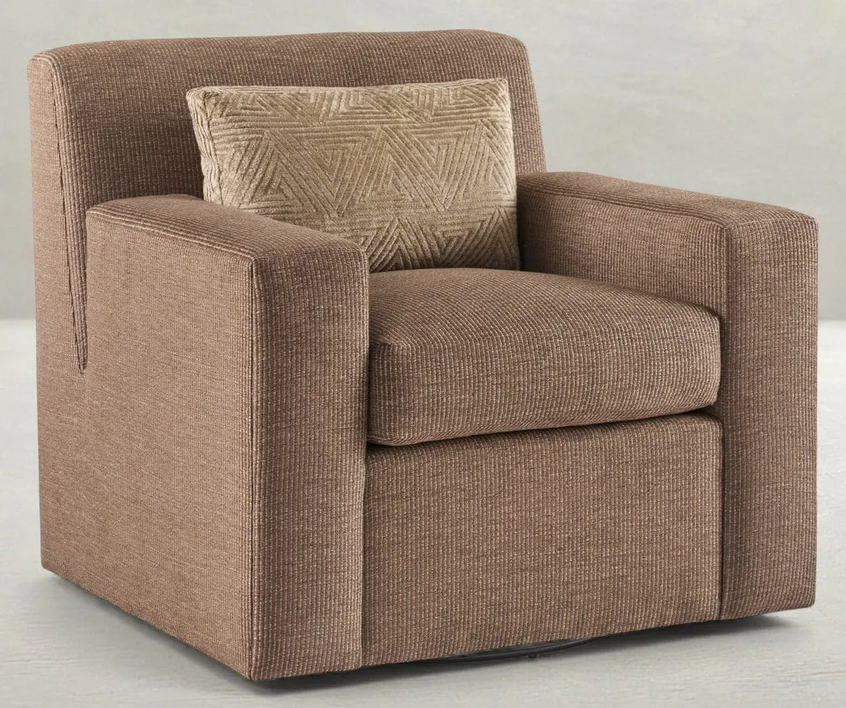 Gabby Home SCH-3060SW Brannan Upholstered Swivel Chair – Track Arms