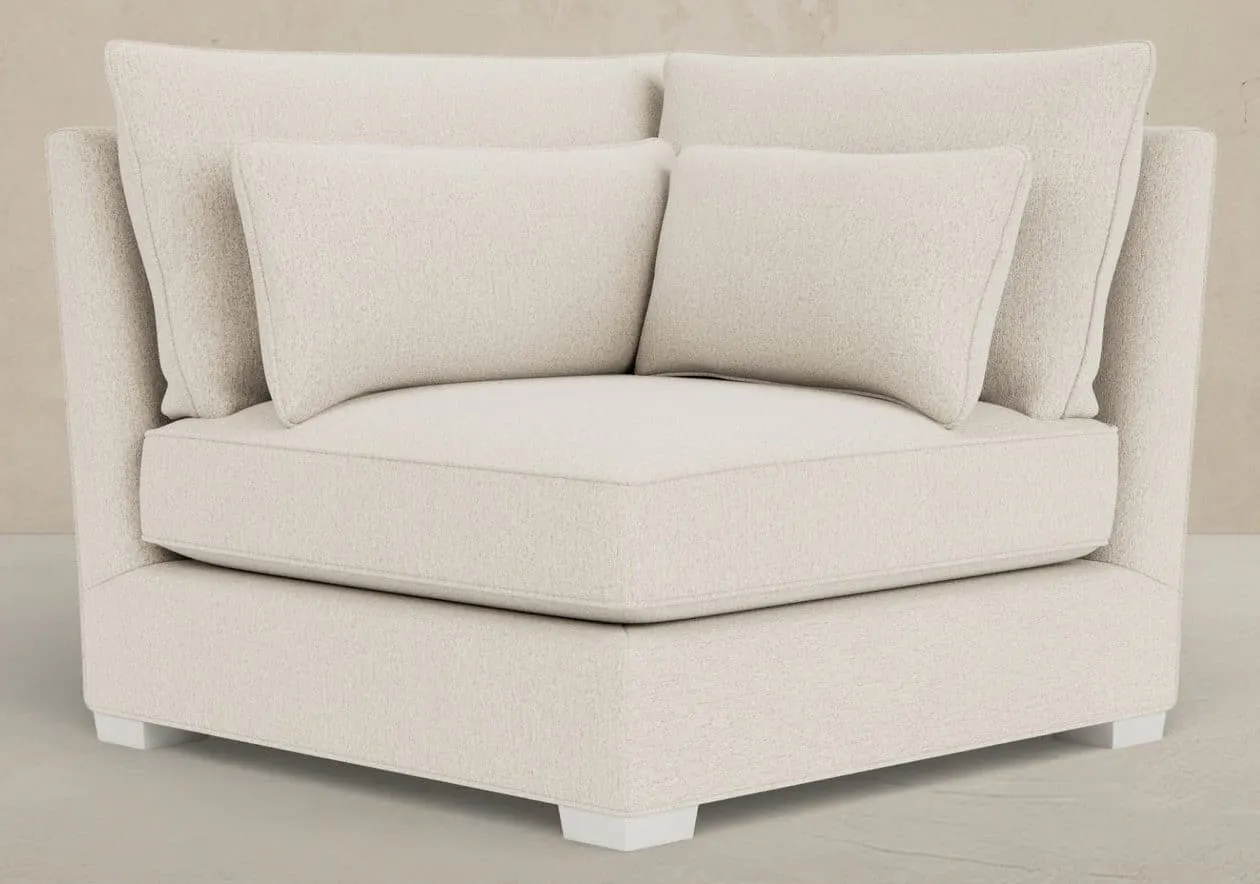 Gabby Home SCH-772 Westley Upholstered Sectional Loveseat, Deep Seat – Left Facing