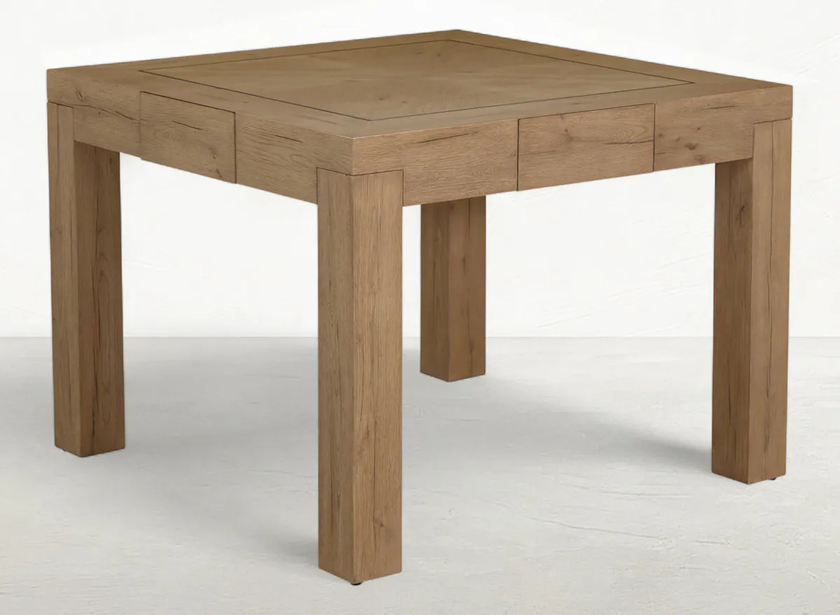 Gabby Home SCH-175970 Highland Oak Square Legged Dining Table - Dawn Gabby Home SCH-175970 Highland Oak Square Legged Dining Table - Dawn