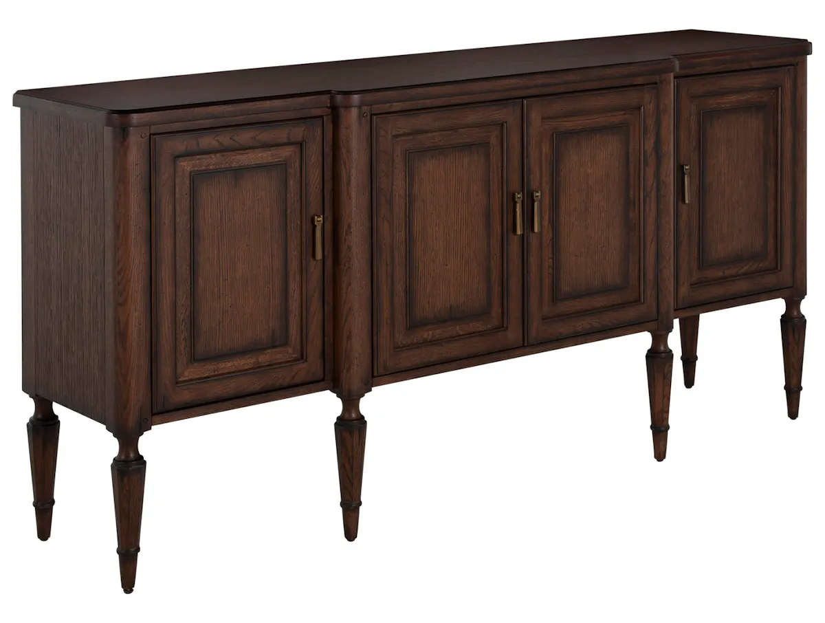 Gabby Home SCH-176051 Mathis Wood Sideboard - 3 Shelves, Rustic Antique Oak Gabby Home SCH-176051 Mathis Wood Sideboard - 3 Shelves, Rustic Antique Oak