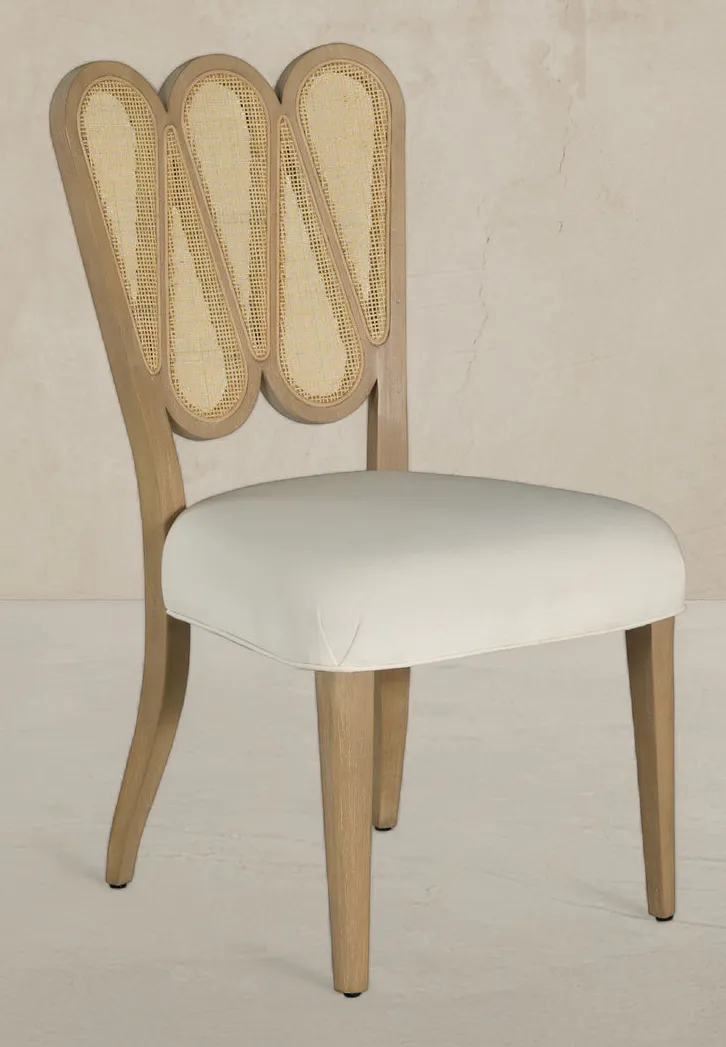 Gabby Home SCH-175998 Wave Mahogany Curved Frame Dining Side Chair - Drift Gabby Home SCH-175998 Wave Mahogany Curved Frame Dining Side Chair - Drift