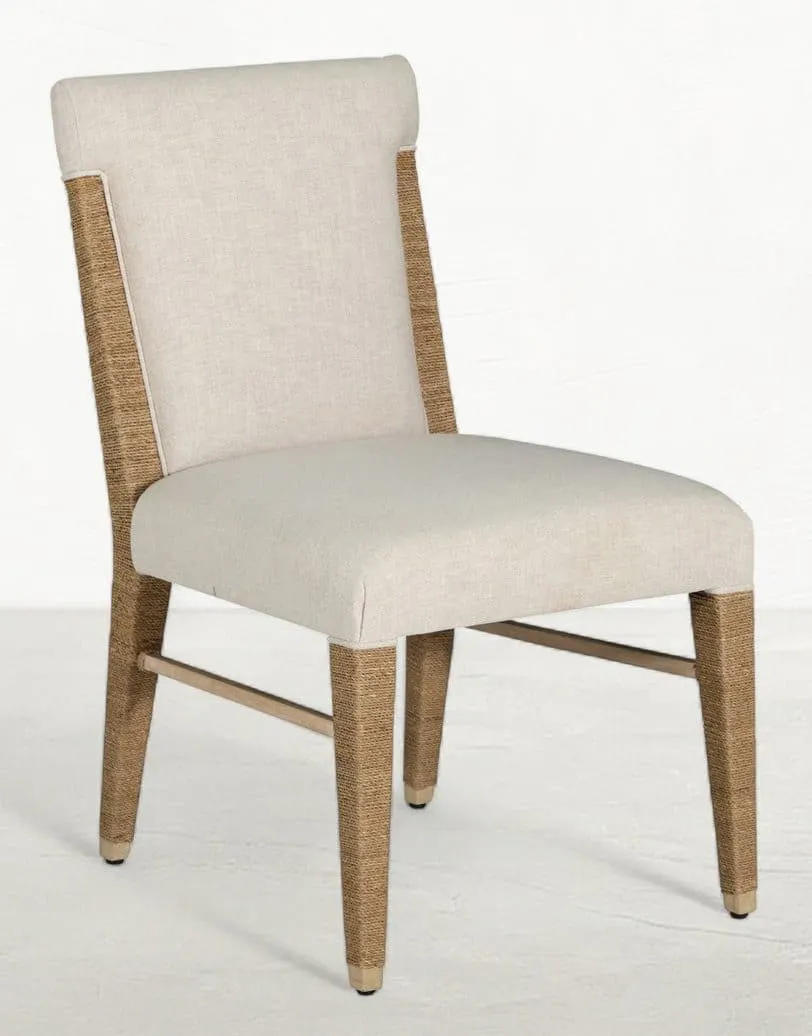 Gabby Home SCH-175991 Maris Mahogany Handwoven Dining Side Chair