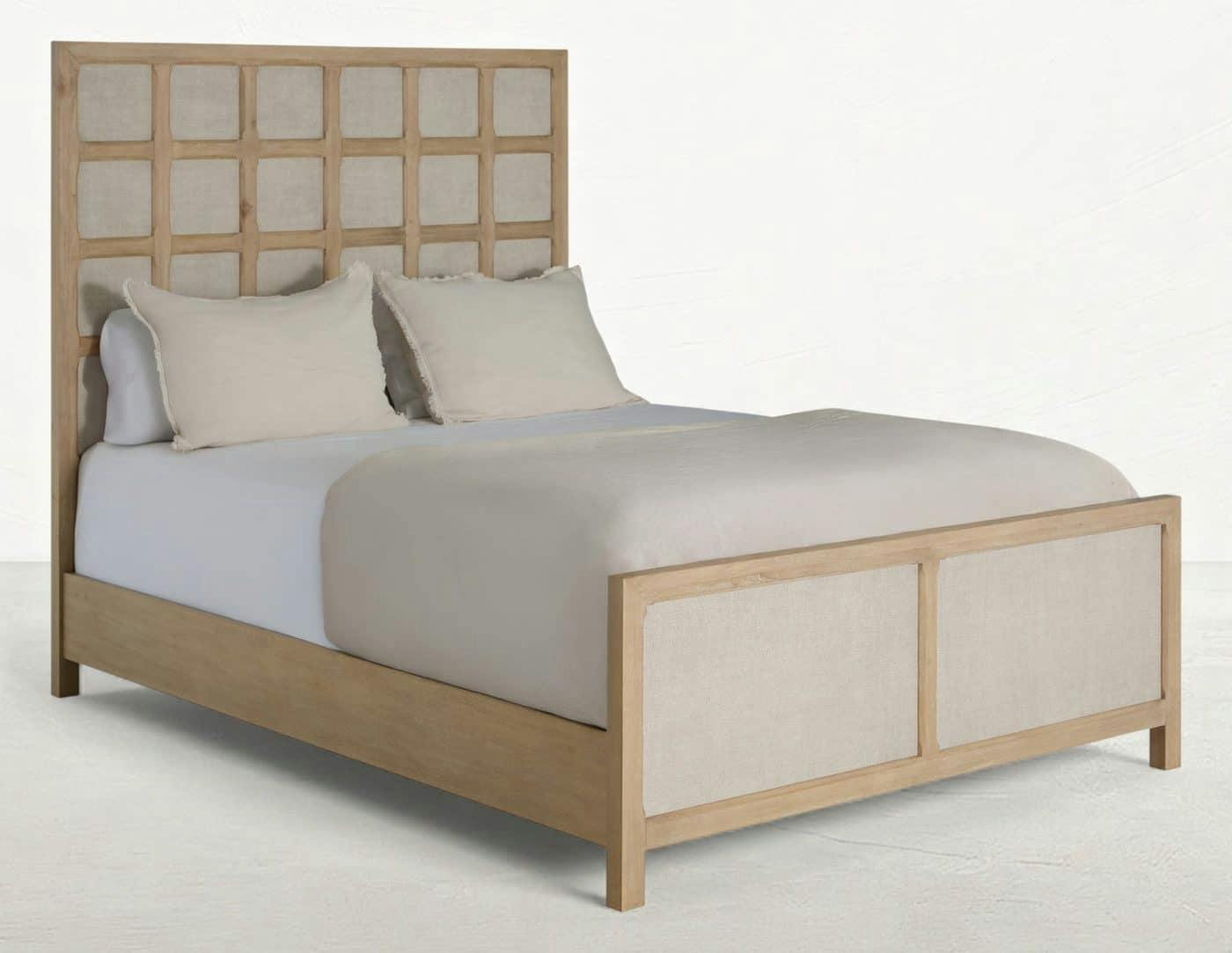 Gabby Home SCH-176071 Astwood Mahogany Wood Moroccan Bed – Queen, Drift