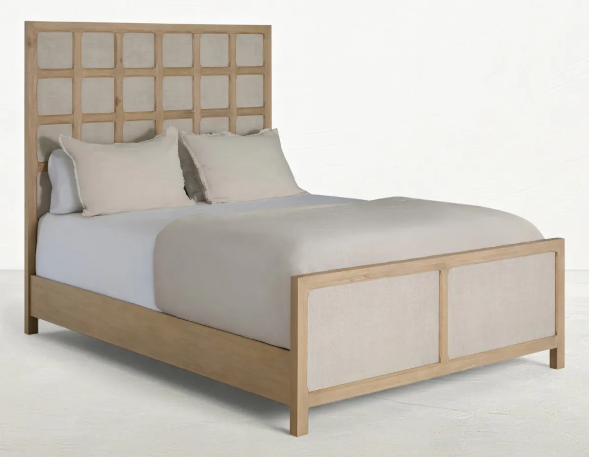 Gabby Home SCH-176071 Astwood Mahogany Wood Moroccan Bed - Queen, Drift Gabby Home SCH-176071 Astwood Mahogany Wood Moroccan Bed - Queen, Drift