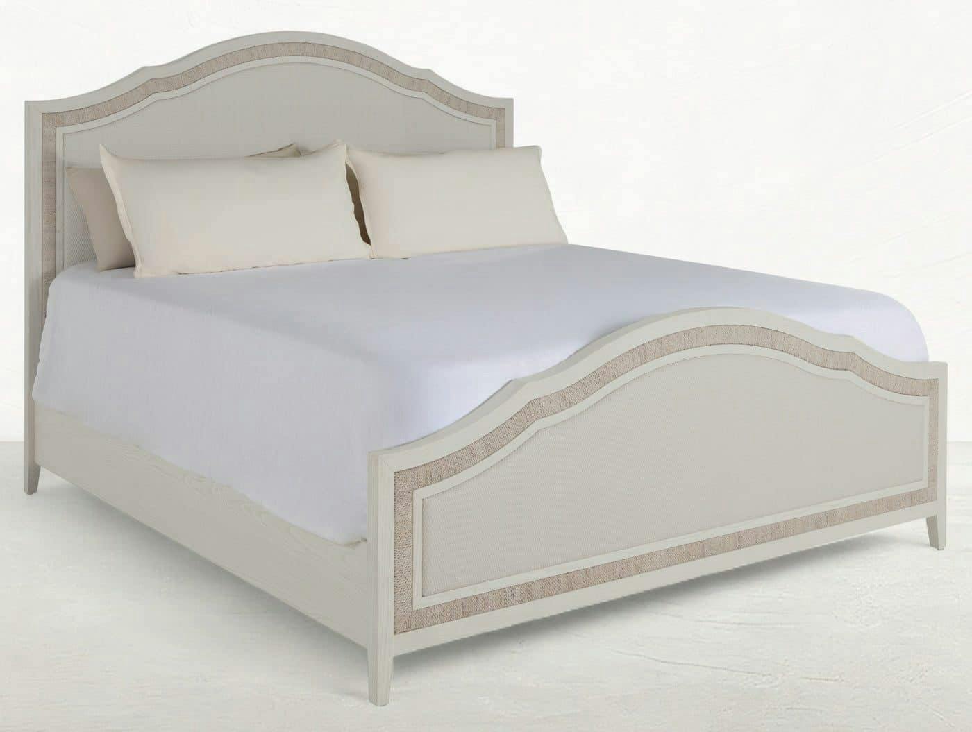 Gabby Home SCH-176060 Grand Bermuda Sungkai Wood Classic Bed King Whitewash