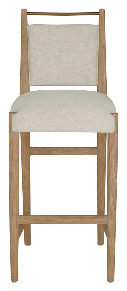 Gabby Home SCH-176006 Highland Oak Reclined Back Bar Stool - Dawn Gabby Home SCH-176006 Highland Oak Reclined Back Bar Stool - Dawn