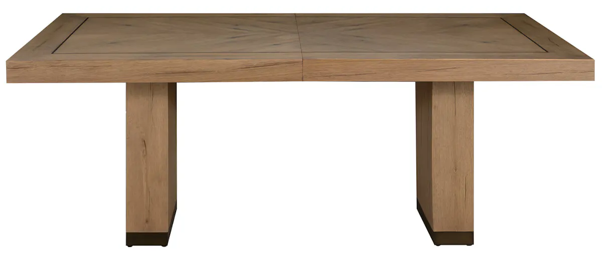 Gabby Home SCH-175974 Highland Oak Rectangle Legged Extension Dining Table - Dawn Gabby Home SCH-175974 Highland Oak Rectangle Legged Extension Dining Table - Dawn