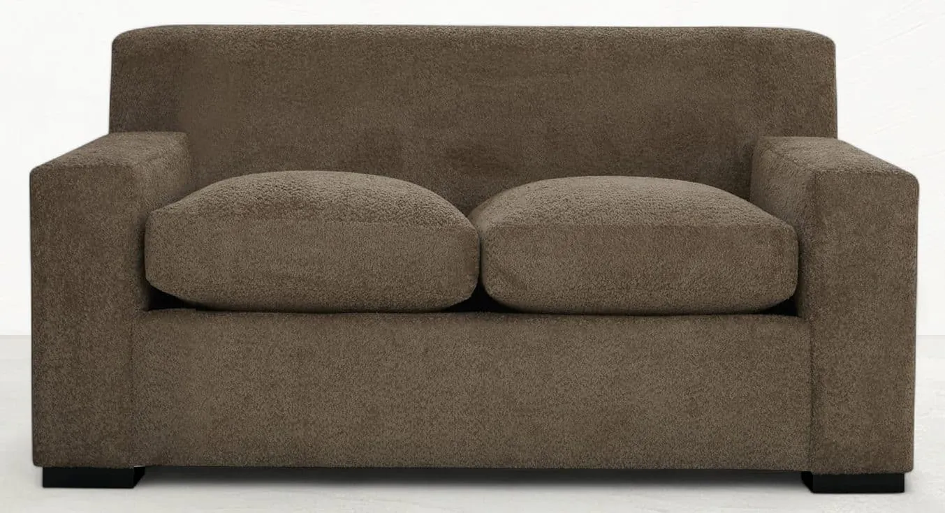 Gabby Home SCH-3060L Brannan Upholstered Track Arm Loveseat