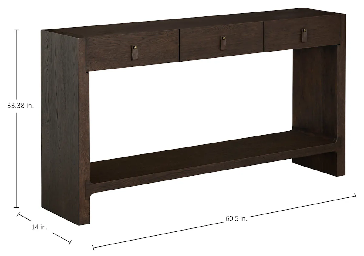 Gabby Home SCH-175957 Rook Oak Rectangle Frame Console Table - Dusk Gabby Home SCH-175957 Rook Oak Rectangle Frame Console Table - Dusk