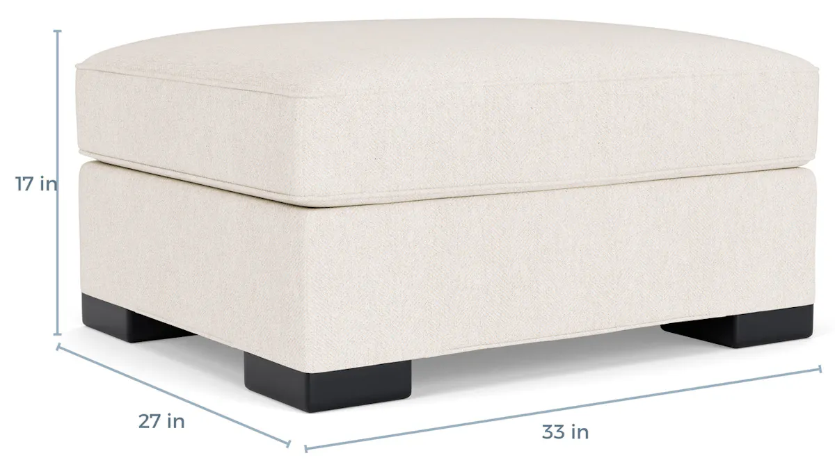 Gabby Home SCH-1500OTT Tedesco Upholstered Ottoman Gabby Home SCH-1500OTT Tedesco Upholstered Ottoman