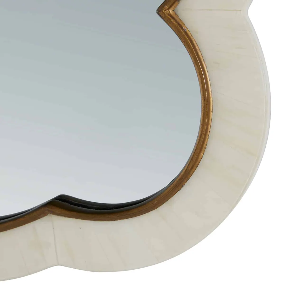 Gabby Home SCH-175040 Rianna Cloud Accent Mirror - Antique Brass Trim Gabby Home SCH-175040 Rianna Cloud Accent Mirror - Antique Brass Trim