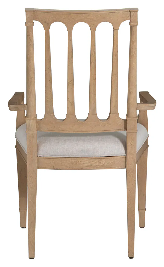 Gabby Home SCH-175993 Mathis Wood Sculpted Back Dining Arm Chair - Rustic French Oak Gabby Home SCH-175993 Mathis Wood Sculpted Back Dining Arm Chair - Rustic French Oak