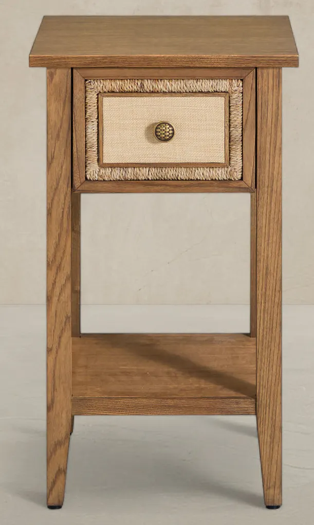 Gabby Home SCH-176030 Grand Bermuda Sungkai Wood Nightstand - 1 Drawer, Sandbar Gabby Home SCH-176030 Grand Bermuda Sungkai Wood Nightstand - 1 Drawer, Sandbar