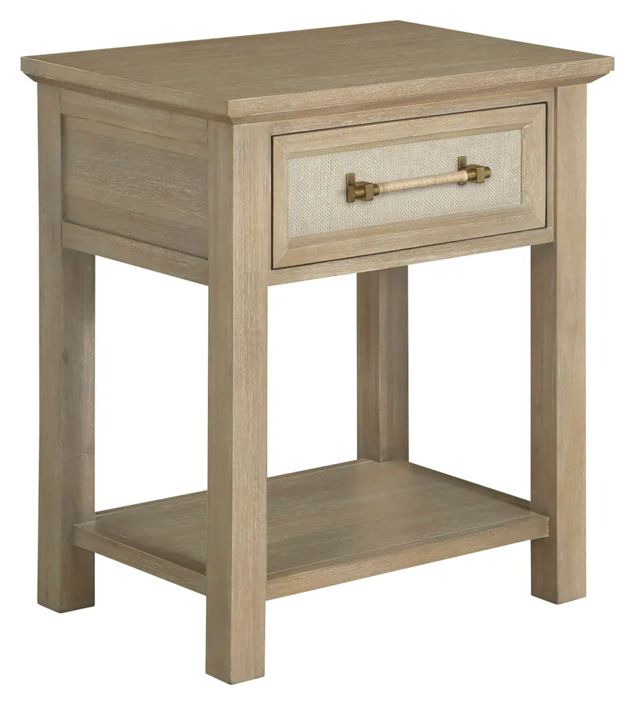 Gabby Home SCH-176016 Astwood Mahogany Wood Nightstand - 1 Drawer, Drift Gabby Home SCH-176016 Astwood Mahogany Wood Nightstand - 1 Drawer, Drift