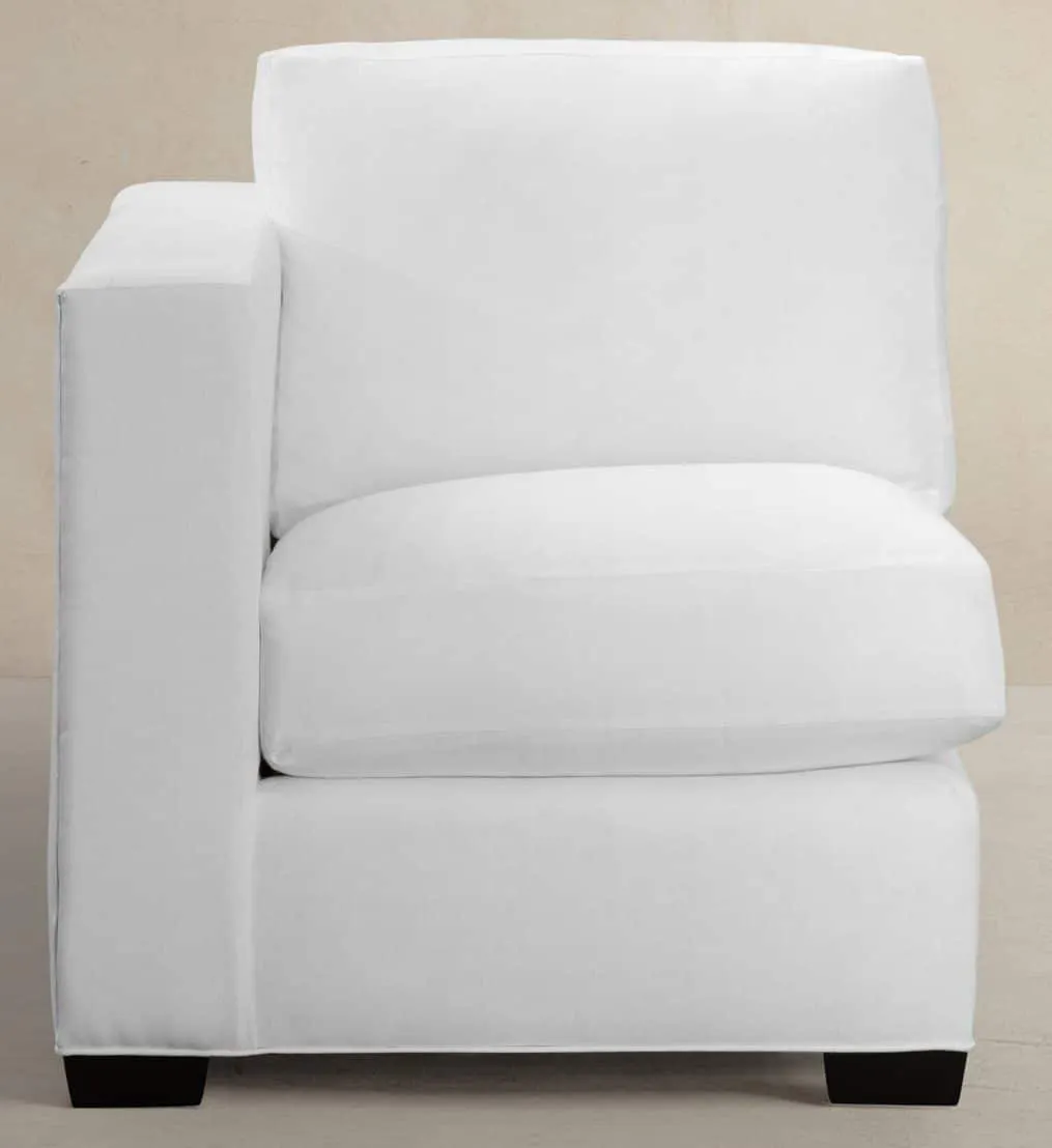 Gabby Home SCH-1031 Tedesco Upholstered Sectional Chair – Left Facing