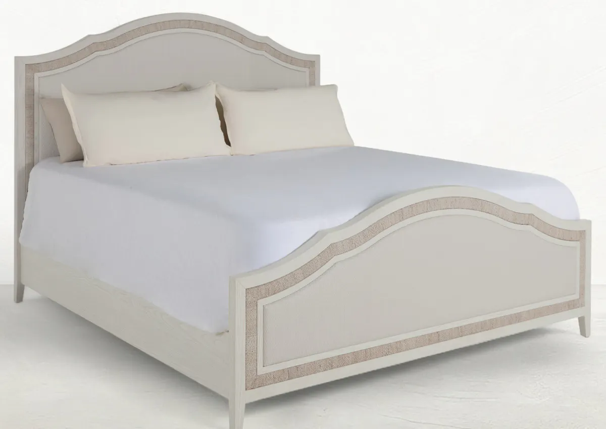 Gabby Home SCH-176076 Grand Bermuda Sungkai Wood Classic Bed - Queen, Whitewash Gabby Home SCH-176076 Grand Bermuda Sungkai Wood Classic Bed - Queen, Whitewash