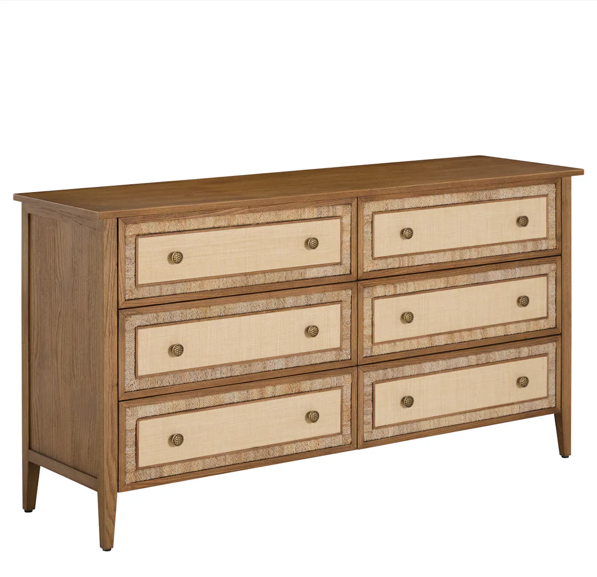 Gabby Home SCH-176042 Grand Bermuda Sungkai Wood Dresser - 6 Drawers, Sandbar Gabby Home SCH-176042 Grand Bermuda Sungkai Wood Dresser - 6 Drawers, Sandbar