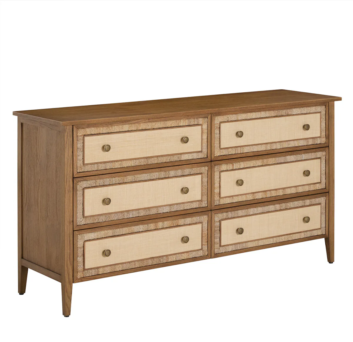 Gabby Home SCH-176042 Grand Bermuda Sungkai Wood Dresser - 6 Drawers, Sandbar Gabby Home SCH-176042 Grand Bermuda Sungkai Wood Dresser - 6 Drawers, Sandbar
