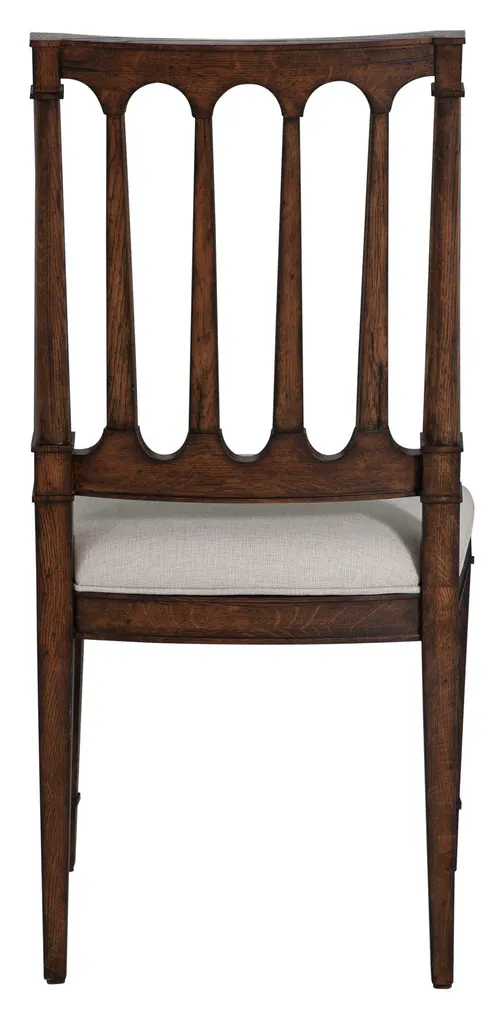Gabby Home SCH-175992 Mathis Wood Sculpted Back Dining Side Chair - Rustic Antique Oak Gabby Home SCH-175992 Mathis Wood Sculpted Back Dining Side Chair - Rustic Antique Oak